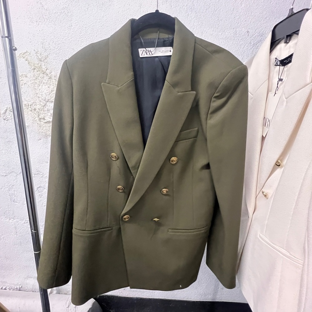 Zara Dark Green Blazer